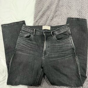 Everlane cheeky bootcut crop black jean